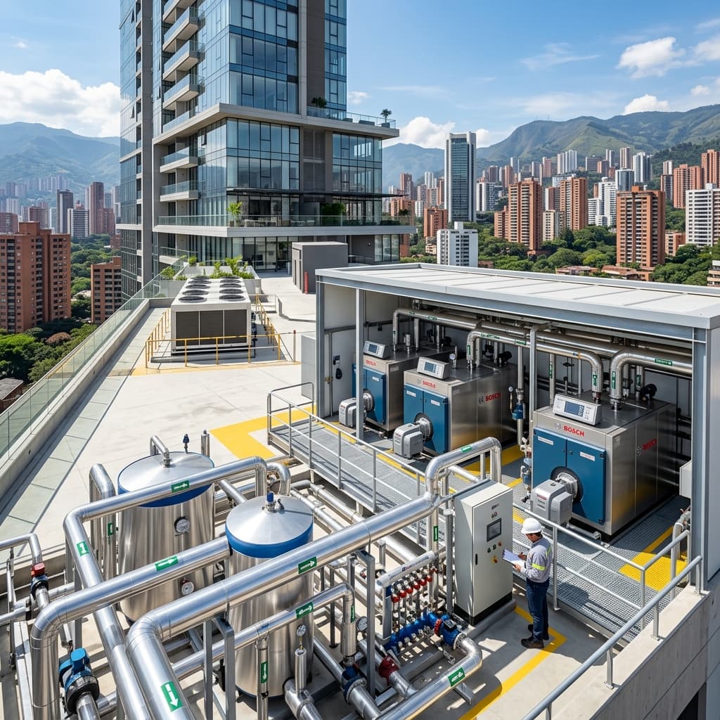 Sistemas de Agua Caliente Central en Colombia: Guía para Hoteles y Edificios
