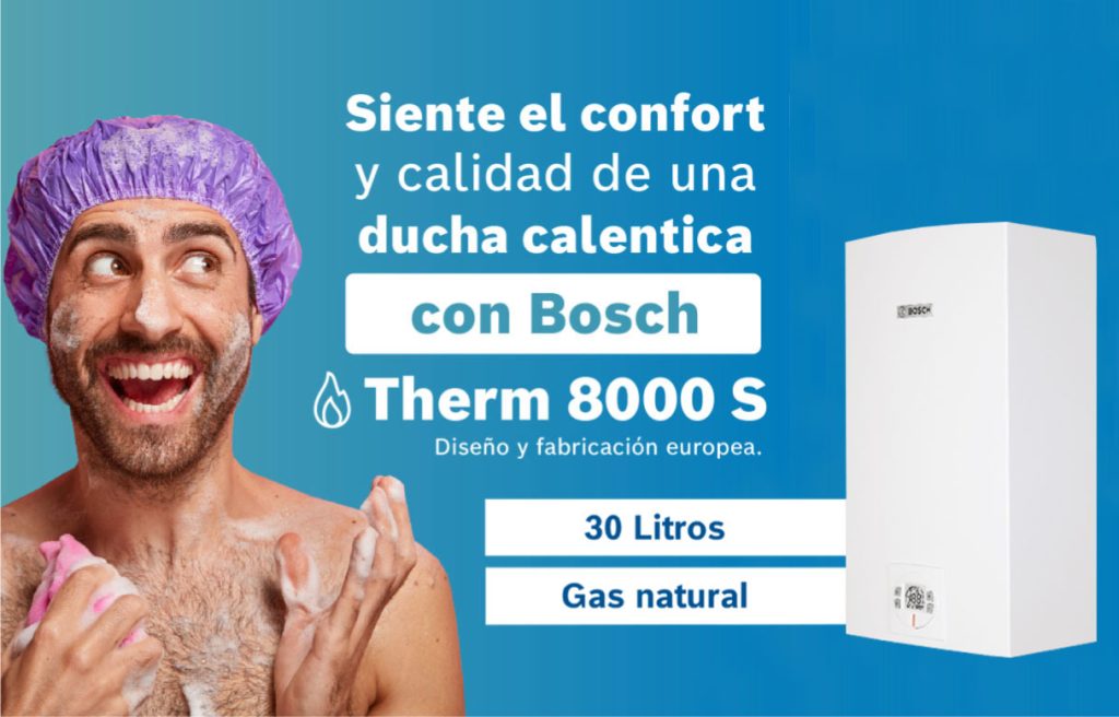 Caldera de agua caliente eficiencia y sostenibilidad con Bosch