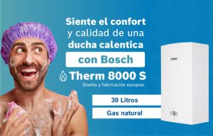 Caldera de agua caliente eficiencia y sostenibilidad con Bosch