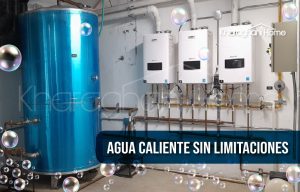 Sistema de agua caliente central con tanque de acumulación